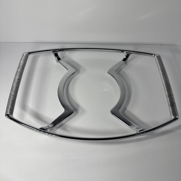 Corning Ware Other - Corning Ware P-10-M-1 Vintage Chrome Casserole Trivet Cradle‎ 10 Inch Silver MCM
